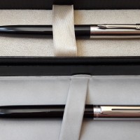 Jual Paket Sparkling Black: Parker Jotter BP + Sheaffer Sentinel Black BP Murah