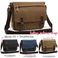 tas selempang laptop kanvas mugu 8645-1 hitam (tas k BEST SELLER