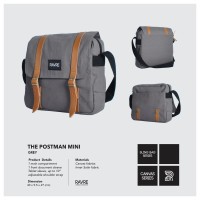 Jual Tas Selempang / Sling Bag Ravre The Postman Grey Murah