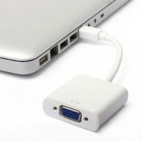 Jual Mini DP to Vga Mini Display Port to VGA Macbook Pro Air Adapter Apple Murah