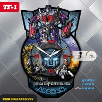 Jual Jam Dinding Unik Robot Transformers Murah