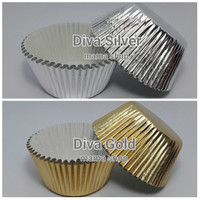 Jual Papercup Diva Metalik / Papercup Cupcake / Paper Case / Murah