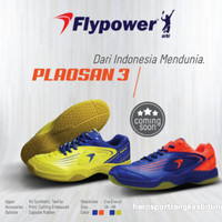 Sepatu fly power plaosan 3 /sepatu badminton flypower