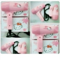 Jual Hairdryer Pengering rambut Mini Hello Kitty Hair Dryer Hairdrayer Murah