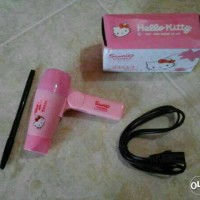 Jual Hairdrayer Pengering rambut Mini Hello Kitty Hair Dryer Hairdryer Murah