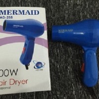 Jual Hairdrayer Pengering rambut mini Mermaid MD-258 Hair Dryer Hairdryer Murah