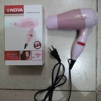 Jual Hairdryer Pengering rambut Nova N-662 Hair Dryer Hairdrayer mini Murah