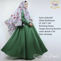 qisara syari ori rins/ baju muslim syari
