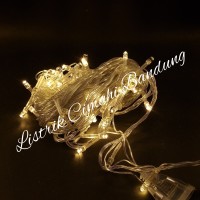 Jual Lampu Natal LED Warm White per 10 meter (with Controller) Murah
