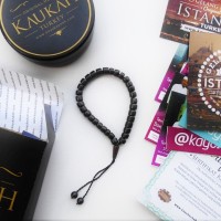 Gelang Kaukah Kokka Premium Asli kotak marjan hitam