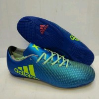 Sepatu Futsal Adidas X.16 Biru-Stabilo Grade Ori
