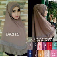 PROMO Hijab/Jilbab Danis Laudya Lipit TERMURAH