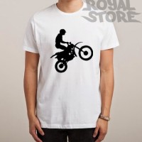 Tshirt / Kaos / Baju Motocross - Putih