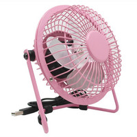 Kipas Angin portable Fan USB Rangka Besi metal logam Nixon besar 6