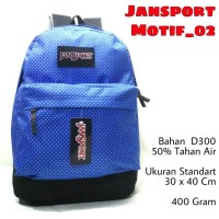 Jual PROMO TAS RANSEL JANSPORT MOTIF_02 CEWEK COWOK Murah