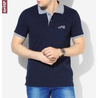 Jual Polo Shirt Pria Levis Navy / Kaos Polo Kerah Wangki Shirt Murah