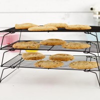 Rak Pendingin Kue Susun 3 / 3 Tier cooling rack tidak lengket