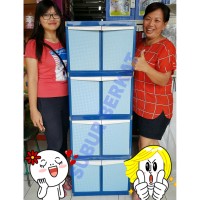 Jual Lemari plastik mini tabitha susun 4 Murah