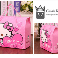 Jual hello kitty b, kantong hello kitty, kotak hello kitty plastik kado opp Murah