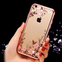Jual Casing Case Cover HP Silicon iPhone 5 5s 6 6s 6 PLUS 6s PLUS Flower Murah