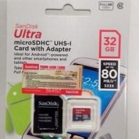 Jual Memory Memori Card MicroSD Micro SD Sandisk Ultra Class 10 32GB, 32 GB Murah