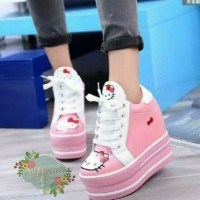 Jual SEPATU BOOT WANITA HELLOKITTY / BOOT HELLOKITTY Murah