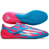 sepatu futsal adidas f10 in trible pack biru pink original