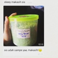 Jual Tape Ketan Hijau uk 1KG Murah