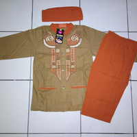 Baju koko anak laki-laki usia 6-10 tahun