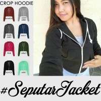 Jual Jaket/Sweater Hoodie / Crop Hoodie Polos Murah