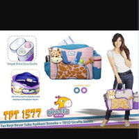 Jual Tas bayi Snobby/tas bayi besar saku aplikasi boneka Giraffe TPT 1577 Murah