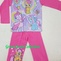 Baju tidur anak/setelan/piama/piyama kaos Little Pony Long 8,10,12