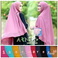 Jual khimar bergo jilbab hijab syari instan arniz cutting Murah