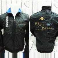 Jaket Kappa Athletic Hitam Biru (Bolak Balik)4
