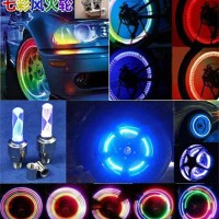 Jual Tutup Pentil LED Ban Motor Mobil Sepeda Warna Warni Car Tyre Wheel LED Murah