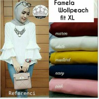 Jual famela blouse - tunik - top - atasan wanita - baju murah Murah