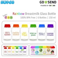 BabyPax Rainbow Botol ASI Kaca