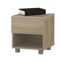 Al-Furniture Easy Nakas / Night Stand / Meja Samping SN Oak