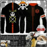 JAKET CORAZON / TRAFALGAR LAW / JAKET ANIME ONE PIECE / COSPLAY1