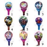 Jual Balon Foil Gagang Karakter PerPack ( isi 50 ) Murah