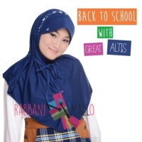 Jual Kerudung Rabbani Great Altis M, Jilbab Bergo Anak Sekolah Grand Altis Murah