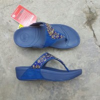 Jual FITFLOP LEAF SWAROVSKI BLUE Murah