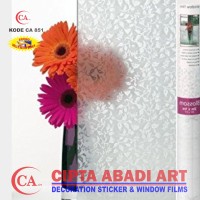Jual STIKER KACA MOTIF BUNGA UNTUK JENDELA/PINTU KACA RUMAH,KANTOR Murah