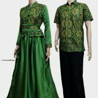 Jual BAJU BATIK COUPLE SARIMBIT GAMIS SRG 511 SERAGAM PESTA/HIJAB MODERN Murah