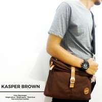 Jual TAS KEREN/ SELEMPANG/ NOTEBOOK/ TOTE/ BELANJA/ KULIAH/ KANVAS/ BROWN Murah
