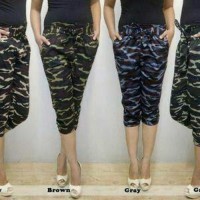 Jual celana pendek army model jogger pant cewe wanita ALL size fito XL Murah