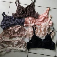 Jual bra brukat tanpa busa dan kawat / wayer Murah