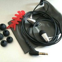 Jual DIY Best Version Silver Bullet Head Aluminum Metal Earphone Headset Murah