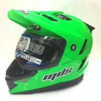 Jual Beli helm mds Super Pro Solid Green Fluo Baru | Helm Full Face