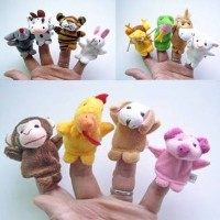 Jual Grosir Boneka Jari 12 animal shio zodiac chinese finger puppet toy Murah